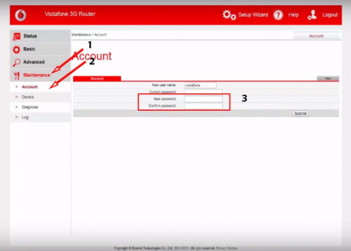 الدخول إلى إعدادات راوتر Vodafone