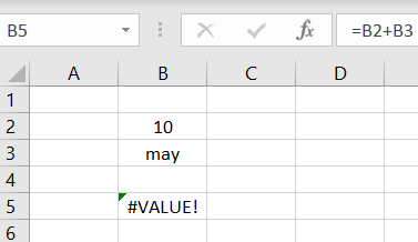 اخطاء معادلات الاكسل Excel وما اسبابها